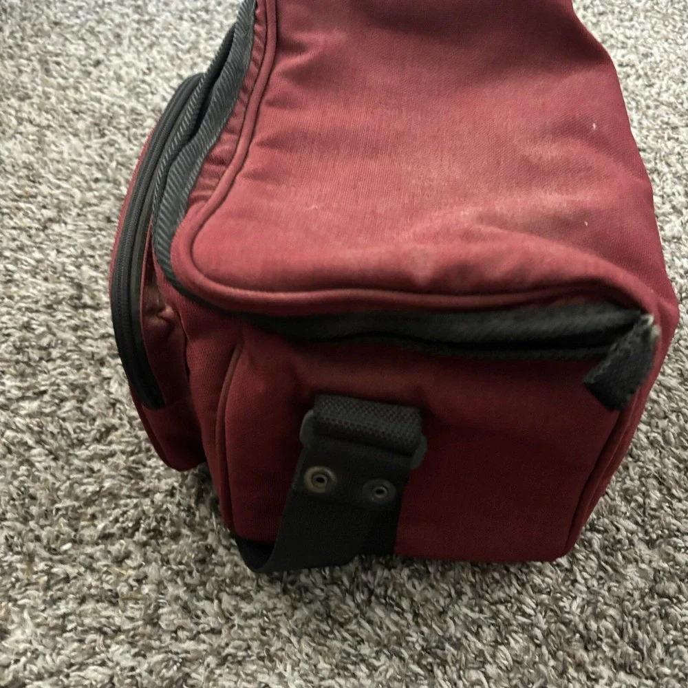 Vtg Combined Products Corp CPC Padded Camera Case Carry Bag Red 10